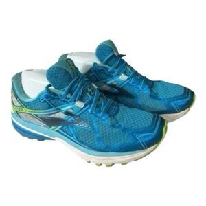 Brooks Ravenna 7 Women Blue Green Athletic Shoes 8.5 Medium B Trainers Jogging